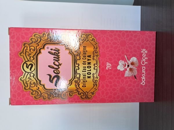 SAKURA ÇİÇEĞİ 200 ML PARFÜMLÜ KRİSTAL ŞİŞELİ KOLONYA